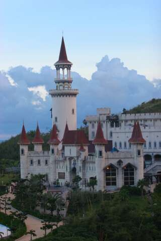 This is the Ocean Park, the castle style building